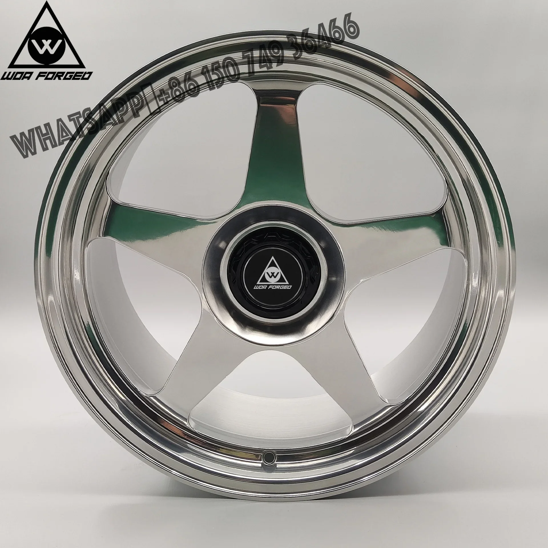 

WOAFORGED Wholesale Hot Sale Polished Chrome Forged Offroad Rims Five Pointed Star 4X4 Alloy Wheels for Wrangler Pajero Prado