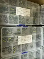 120PCS Takefast 16V 25V 50V Aluminum Electrolytic Capacitors Kit 12 Values 1uF-470uF 0.22uF-470uF DIP Electrolyte Capacitor 6