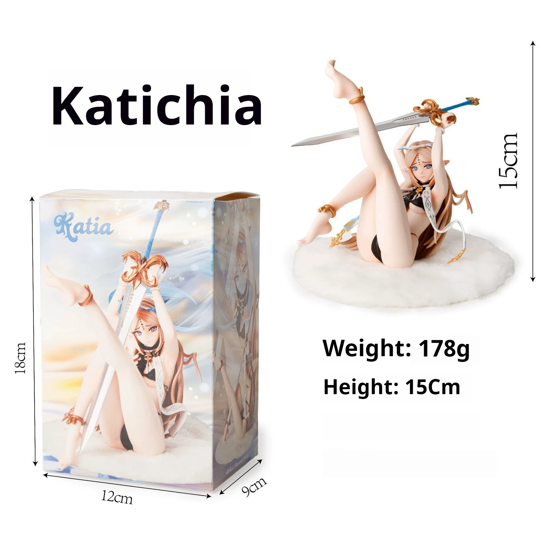 Wuthering Waves Cartethyia Figure Anime Girl PVC Collectible Model Desktop Ornament PC Case Display Gift view 6