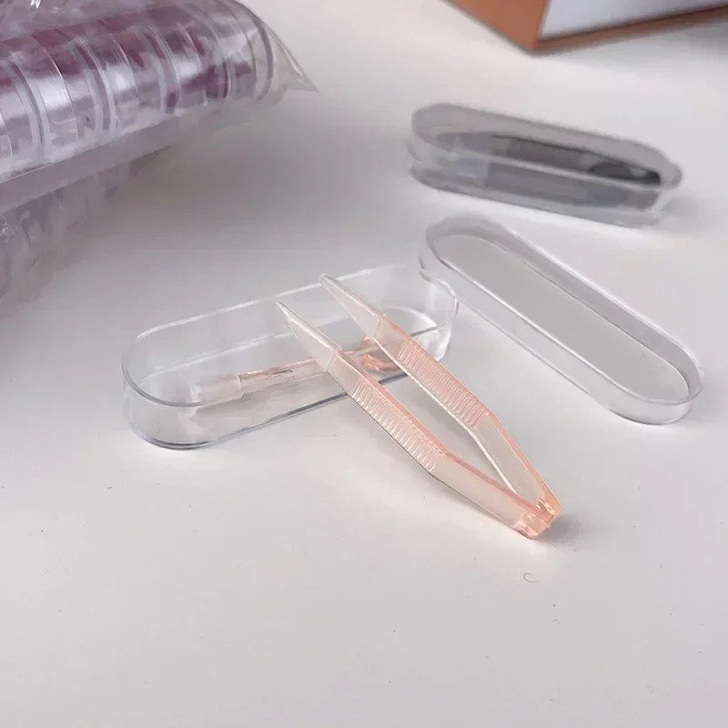

Contact Lens Tweezers Wear Tools Transparent Large Long Clamp Rod Set Contact Lens Container Box Travel Kits Eyewear Accessorie