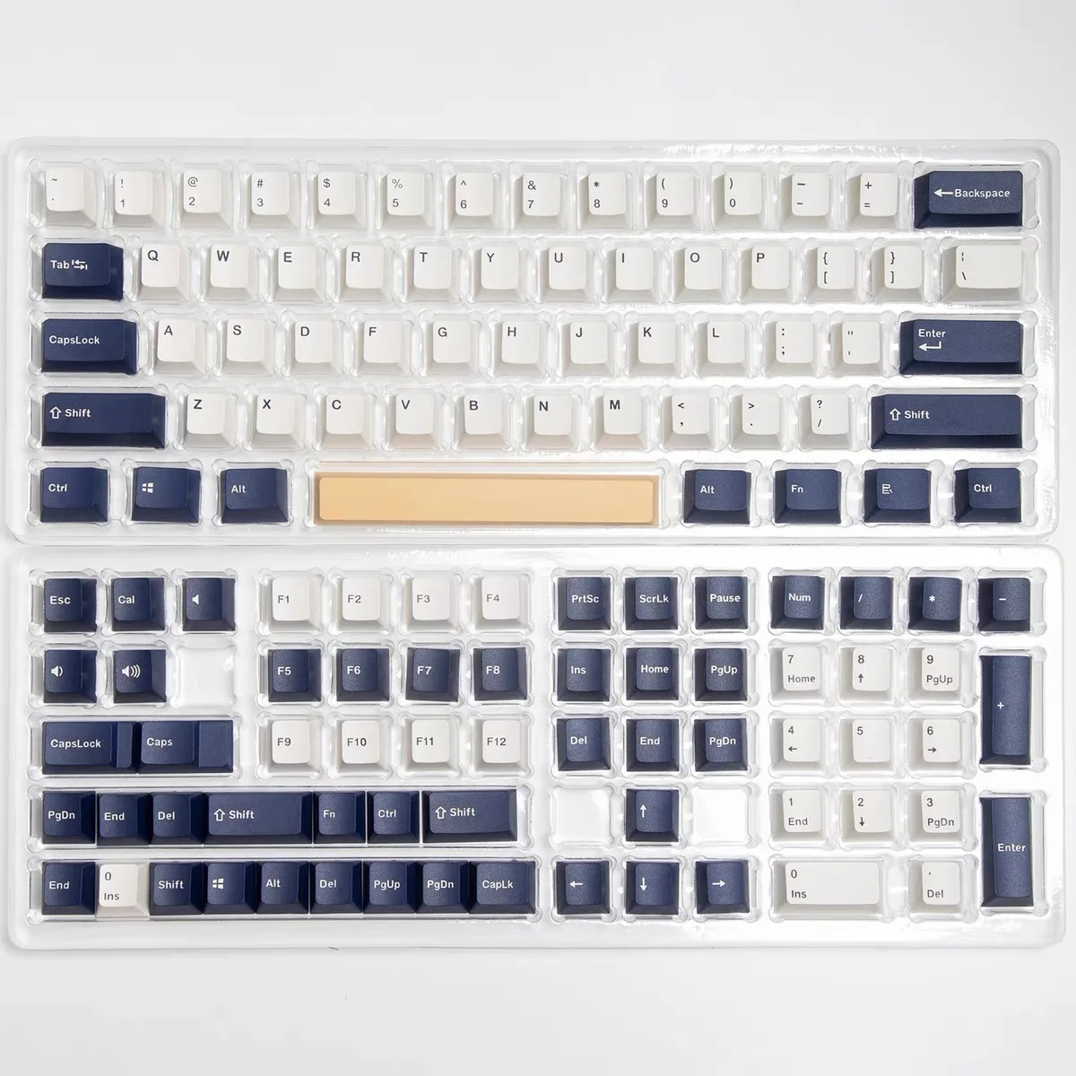 Imagem -04 - Rudy Pbt Keycaps Double Shot Perfil Oem Teclado Mecânico Cutomized Jaycomia 124 Chaves Grande Grupo 84 75 Layout