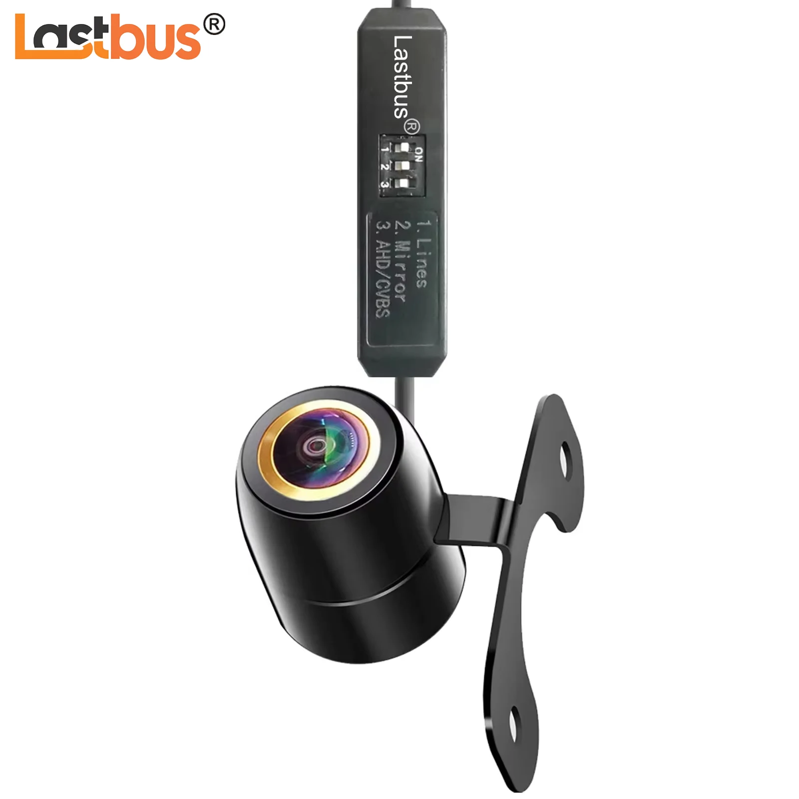 

Lastbus Hang Mount Mini CVBS/ AHD Rear View Backup Reversing Camera With Switch Box Waterproof 2 Large IR LEDS 12v For Car SUV