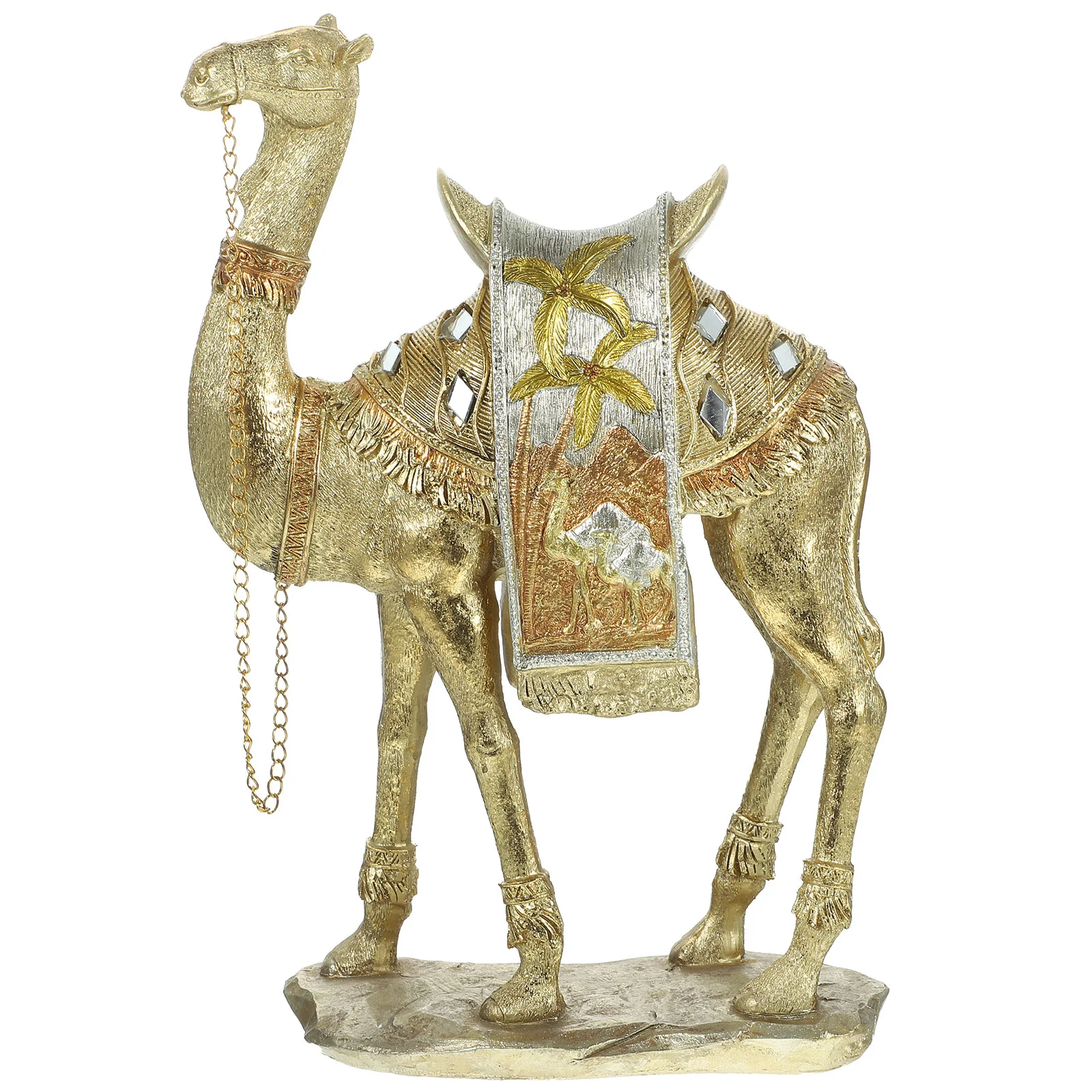 Camel Ornaments Middle East Figurine Desktop Fake Decor Home Decoration Tabletop Small Resin Figures