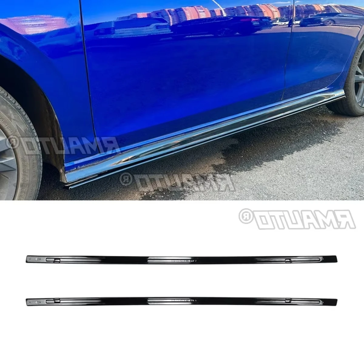 

Для Volkswagen Golf MK8 Rline GTI автомобильная боковая юбка, спойлер для губ, расширение, диффузор, защита автомобиля, боковая юбка, сплиттер, фартук, аксессуары
