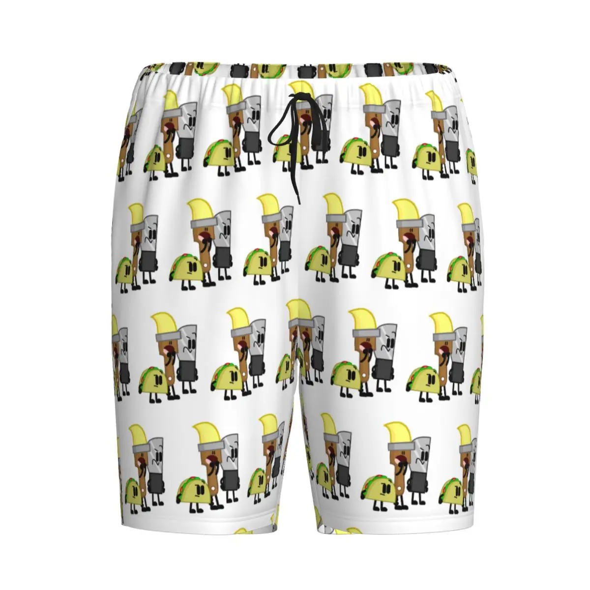 

Custom BFDI Inanimate Insanity , All Characters Shorts Sleeping Pants Men Pajama Pants Lounge Sleep Sleepwear Bottoms
