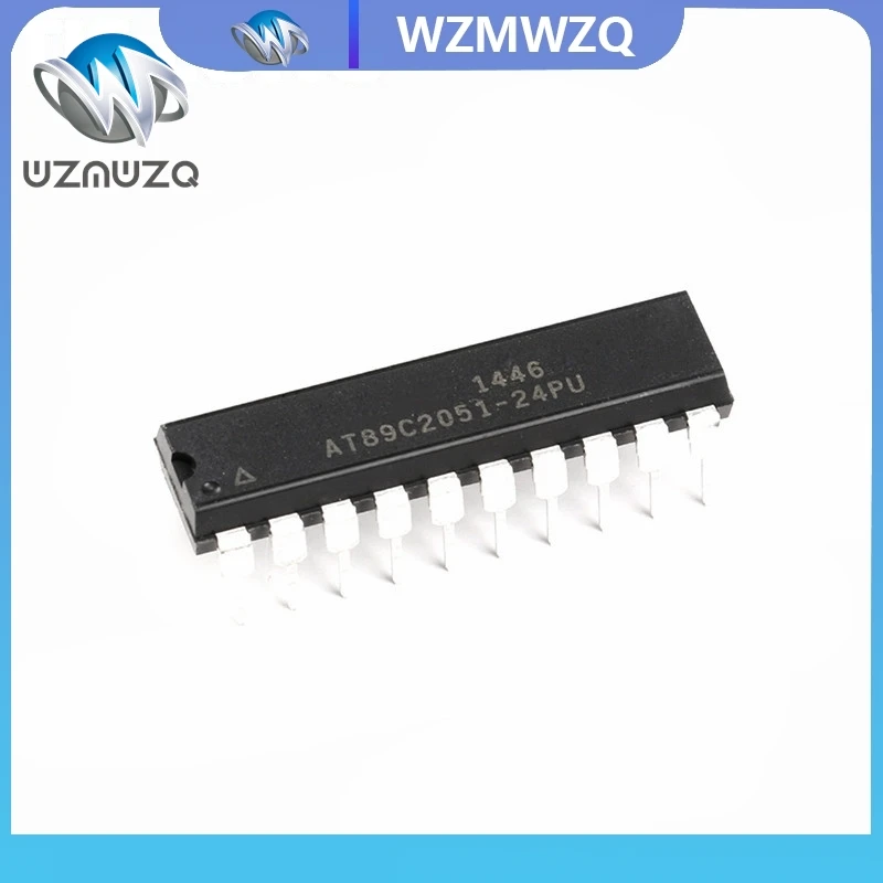 5PCS AT89C2051-24PU DIP20 AT89C2051-24 DIP AT89C2051 neue und original IC