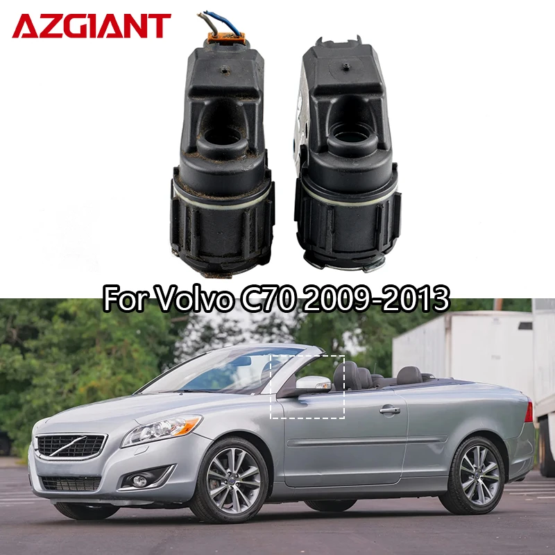 AZGIANT Car Rearview Side Mirrors Motor Actuator Folding For 2009-2013 Volvo C70 Exterior Power Electric Repair Kit