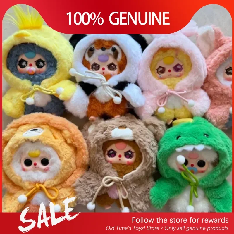 

Genuine Baby Three I Am Not A Warrior Series Blind Box Cute Baby Three Peluches Desktop Ornamen Surprise Birthday Girls Gift