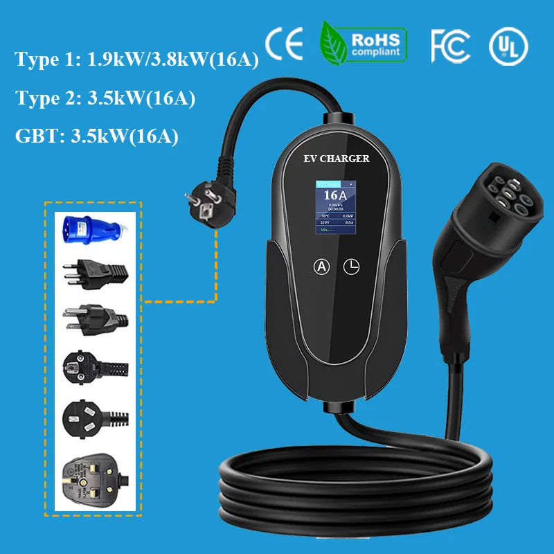 2026 10kw 15kw Portable Electric Car Vehicle Hybrid 3 Discharger V2x Ev Battery Charge and Discharge Ev Charger with V2l