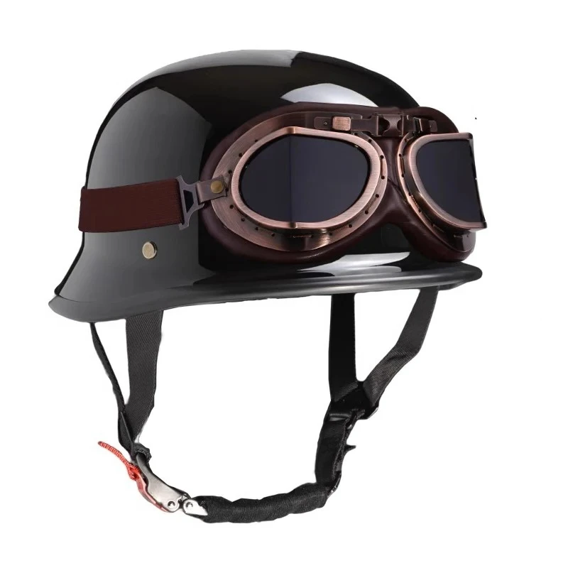 

German Vintage Half Helmet Half Helmet Japanese Style Retro Motorcycle Helmet Summer Pleasantly Cool Protective Glasses