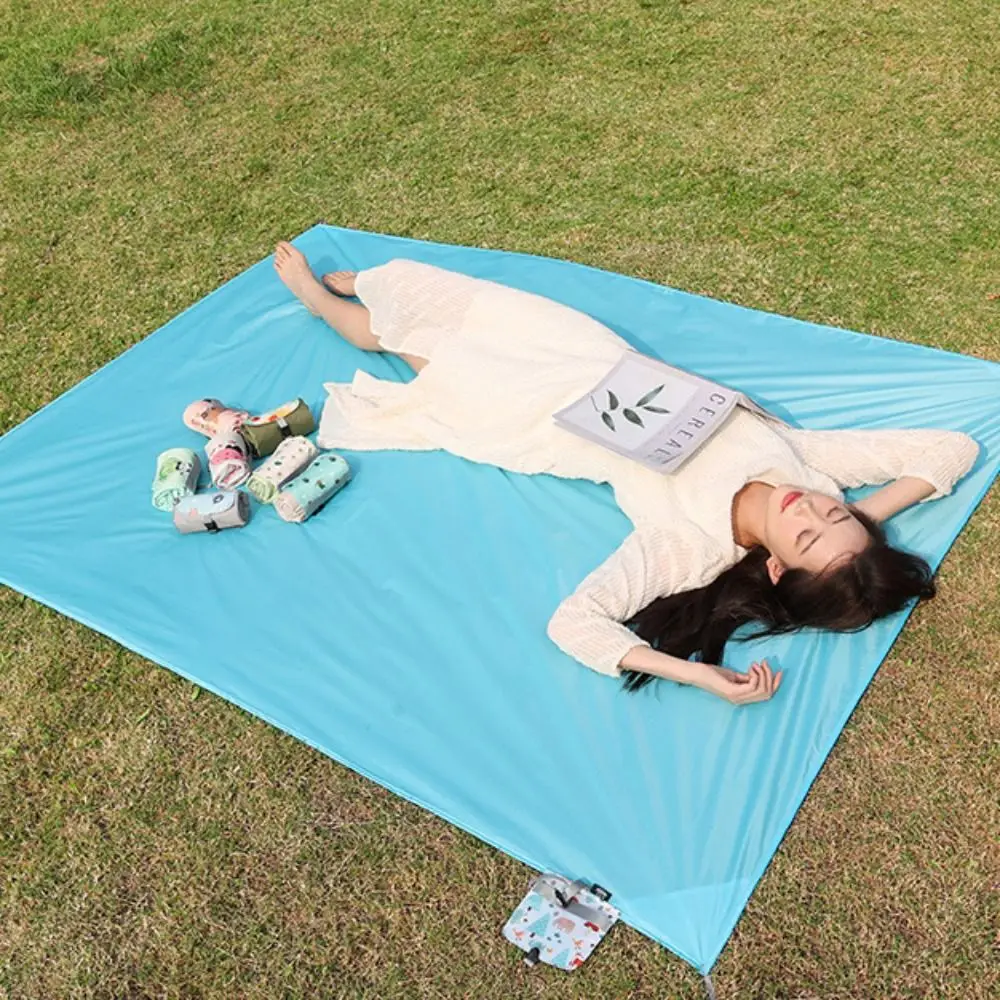

Pocket Size Outdoor Picnic Mat Waterproof Moisture-Proof Portable Picnic Mat Foldable Sand Proof Camping Ground Cloth Travel Use