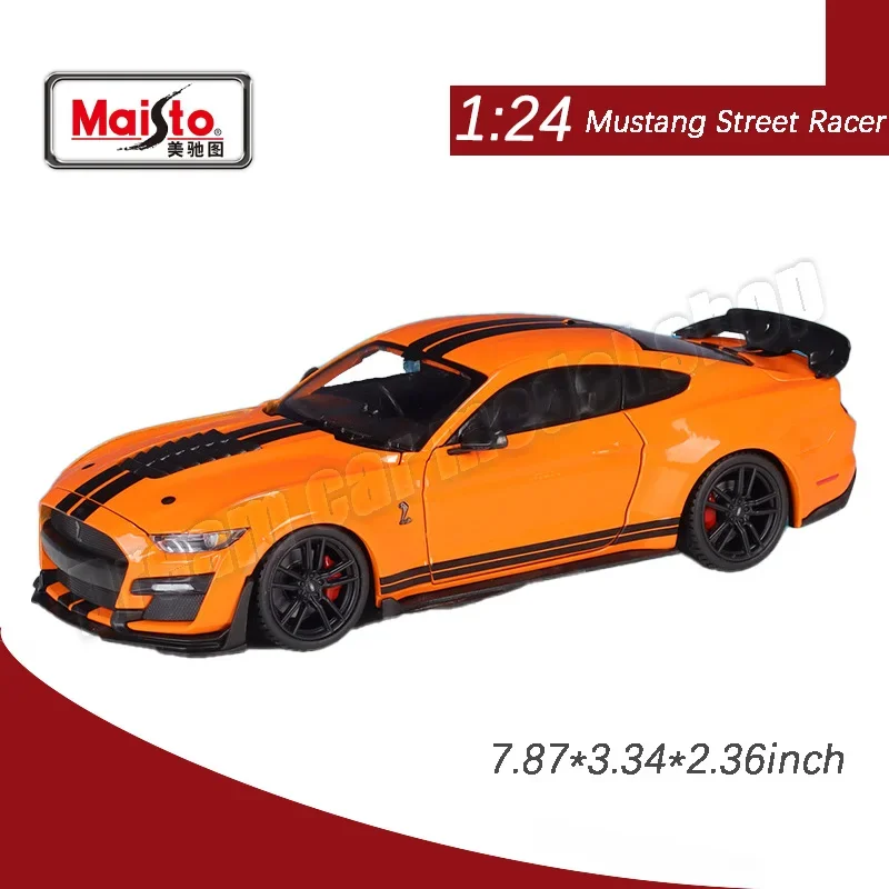 1/24 Maisto 2014 Ford Mustang Street Racer Alloy Model Car Decoration Ford Mustang GT Car Model Boys\' Toy Car Model Wholesale