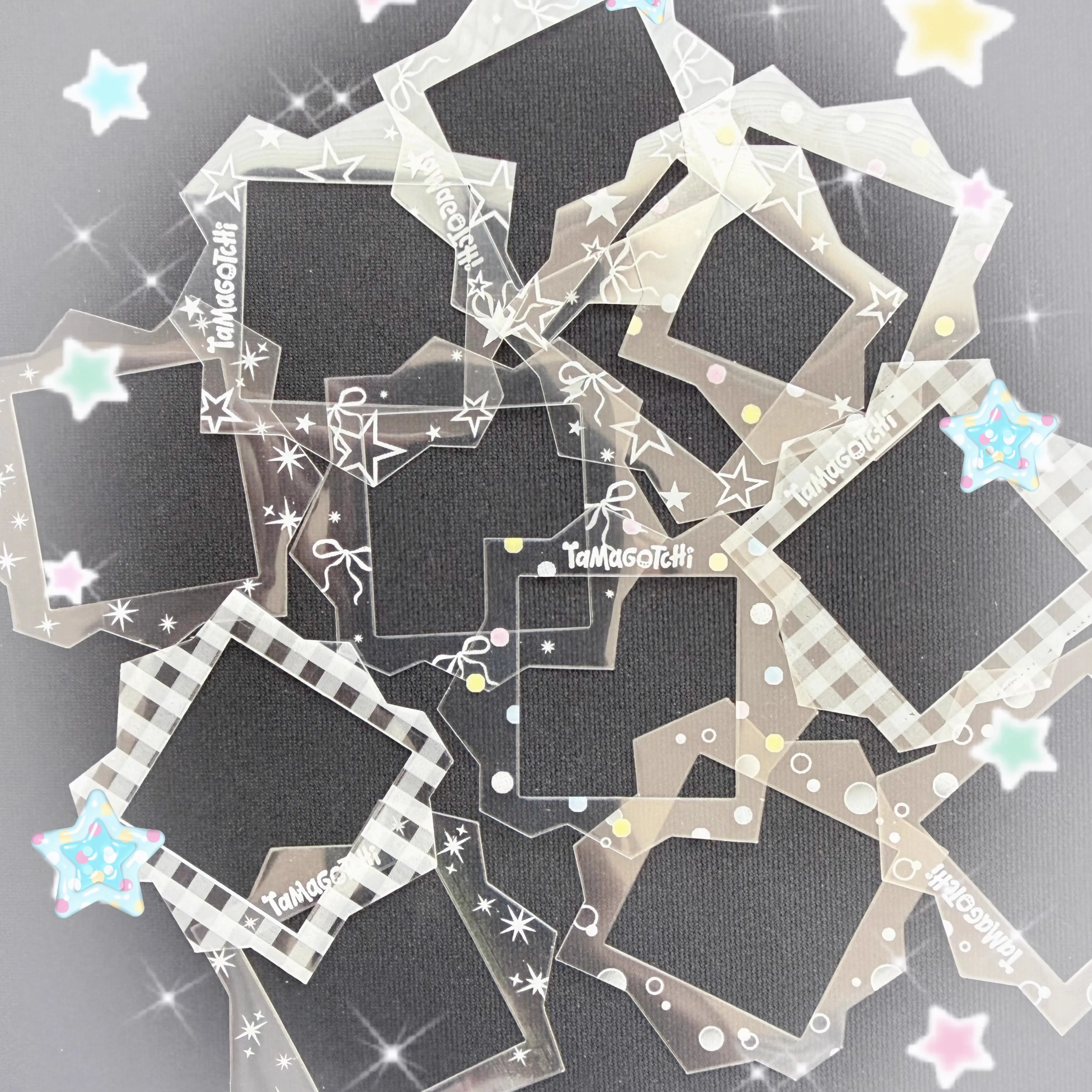 

Новый стиль для Tamagotchi Paradise, прозрачная панель, бумажная лицевая панель Tamagotchiparad, в наличии