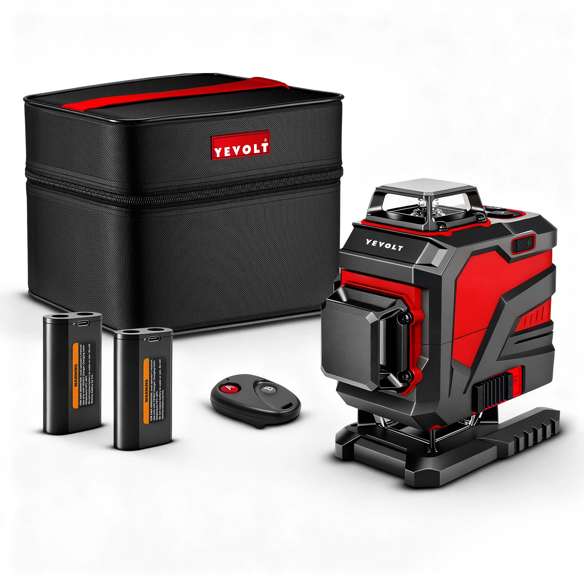 

YEVOLT 16-Line Green Laser Level Super Bright for Indoor/Outdoor Rapid Self-Leveling for Wall Tiling Ceiling Work Construction