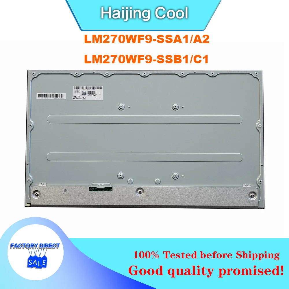 Imagem -01 - Original Ips Lm270wf9 Ssb1 Lm270wf9 Ssa1 Lm270wf9 Ssa2 Lm270wf9 Ssc1 para Aw2720 Esports Gaming Monitoraliens Aw2720hf Novo