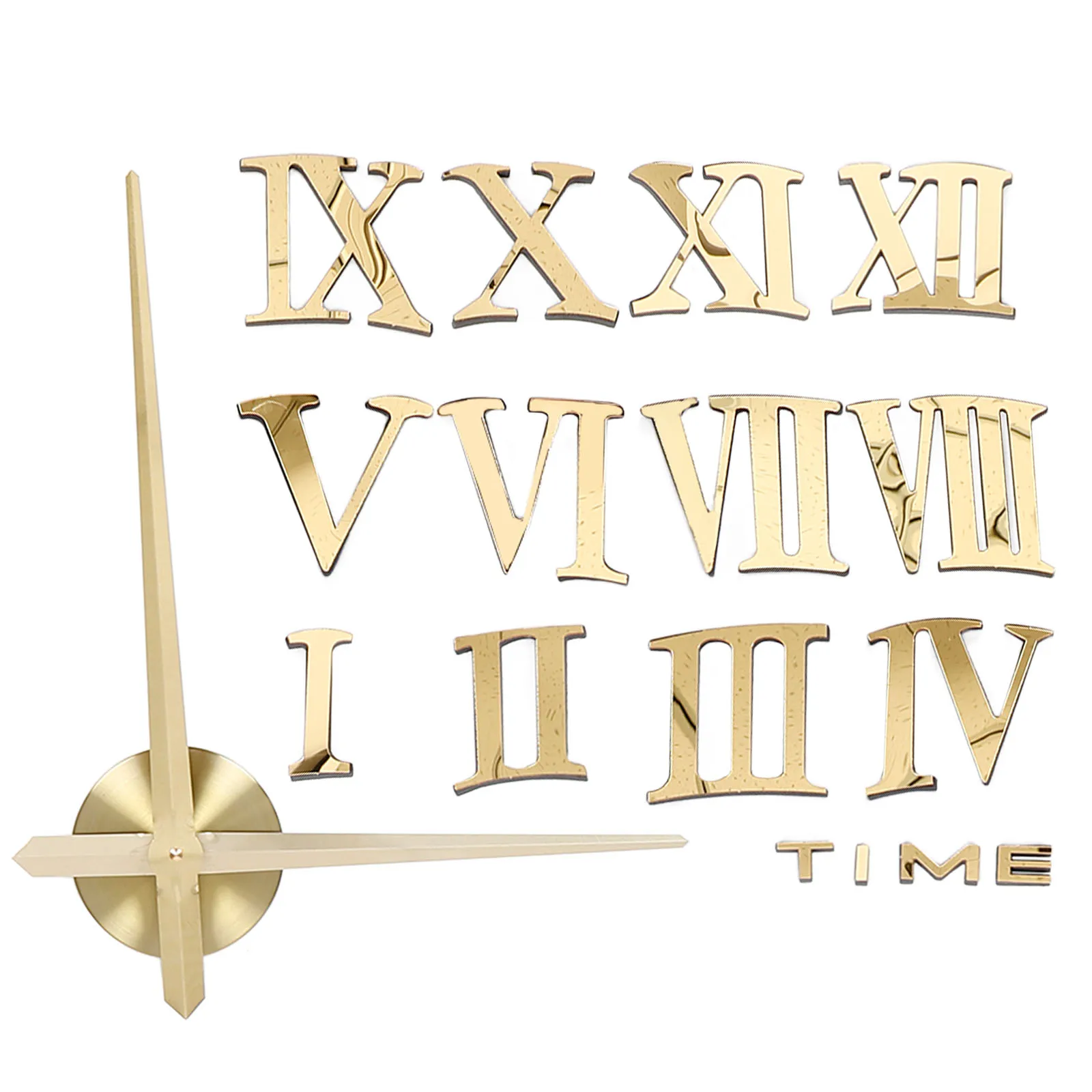 

1 Set Acrylic Modern Silent Decorative Hanging For Home Office Bedroom Living Room Nordic Style Mute Unique Household Decor Wall