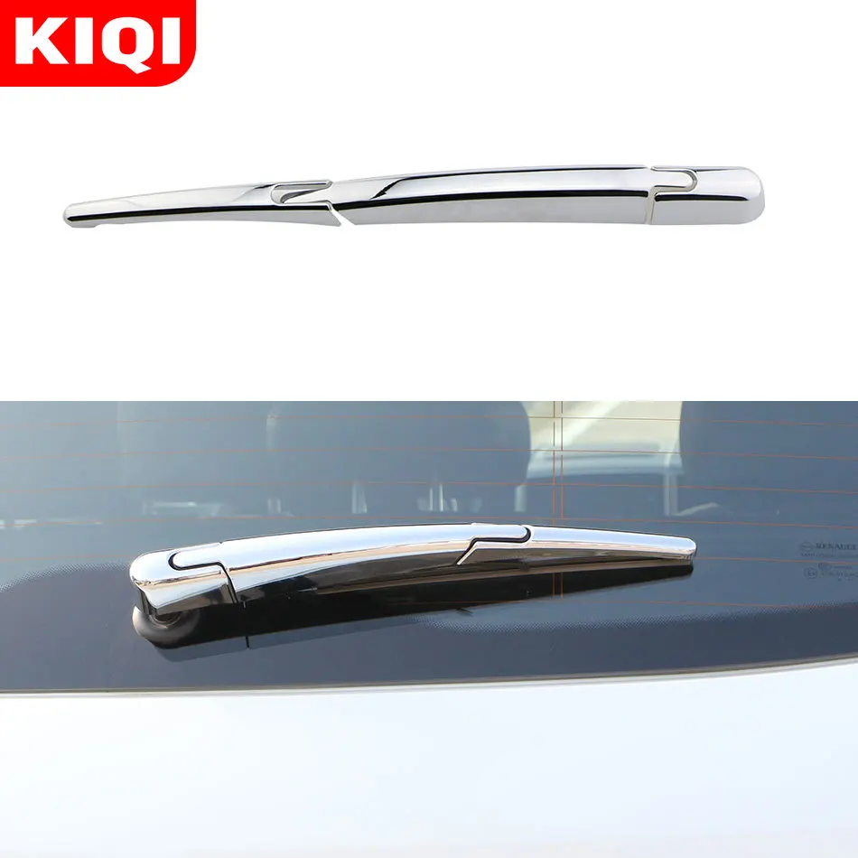 For Nissan Rogue X-Trail T32 2014 - 2019 Qashqai J11 ABS Chrome Rear Window Wiper Arm Blade Cover Trim Wipers Nozzle Cover