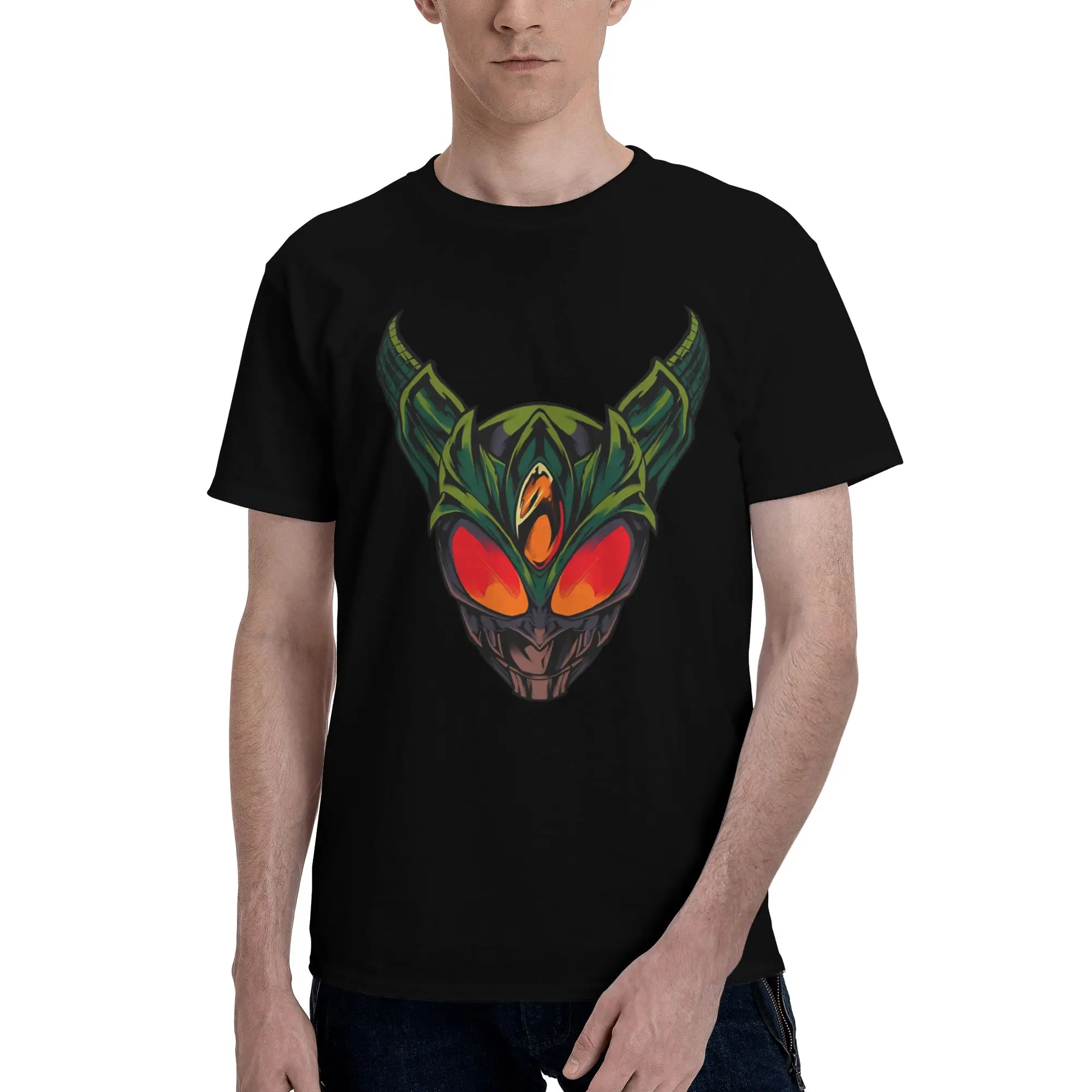 Gills  Novelty 100% Cotton T-Shirt Bandai Kamen Rider Tops Tees For Men