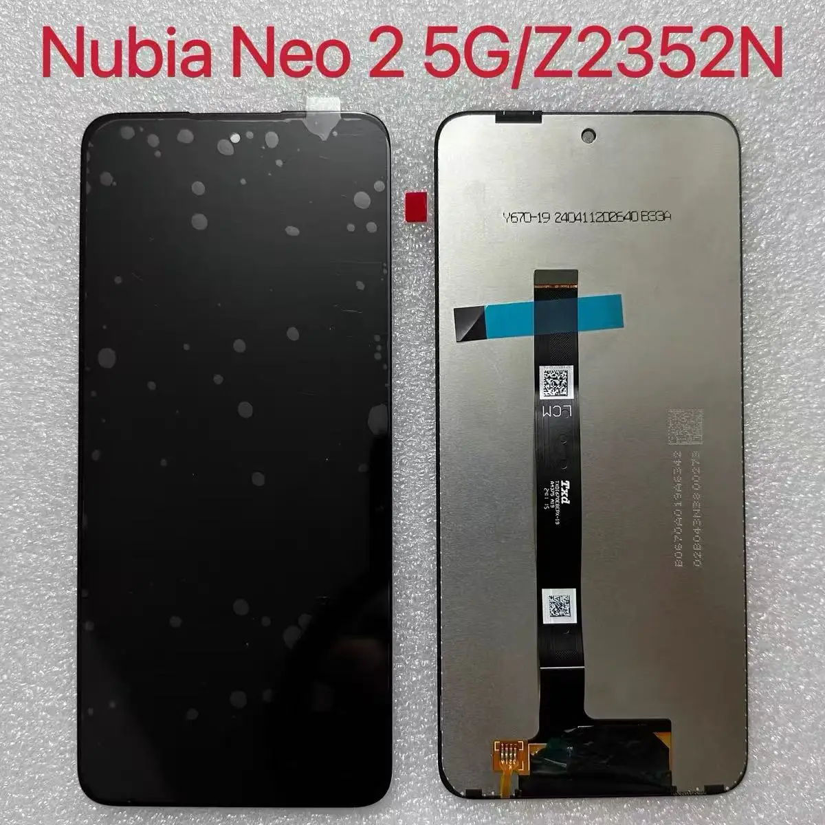 

6.7" touch screen For ZTE nibia neo 2 5G Z2352N Digitizer assembly lcd spare parts replacemen For ZTE Z2352N