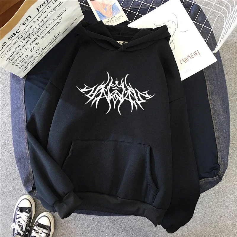

2026 New Arrival Women's Sweatshirts Y2K Style Hooded Long Sleeve Pullover Girls Urban Casual Fashion Loose Hoodies Streetwear