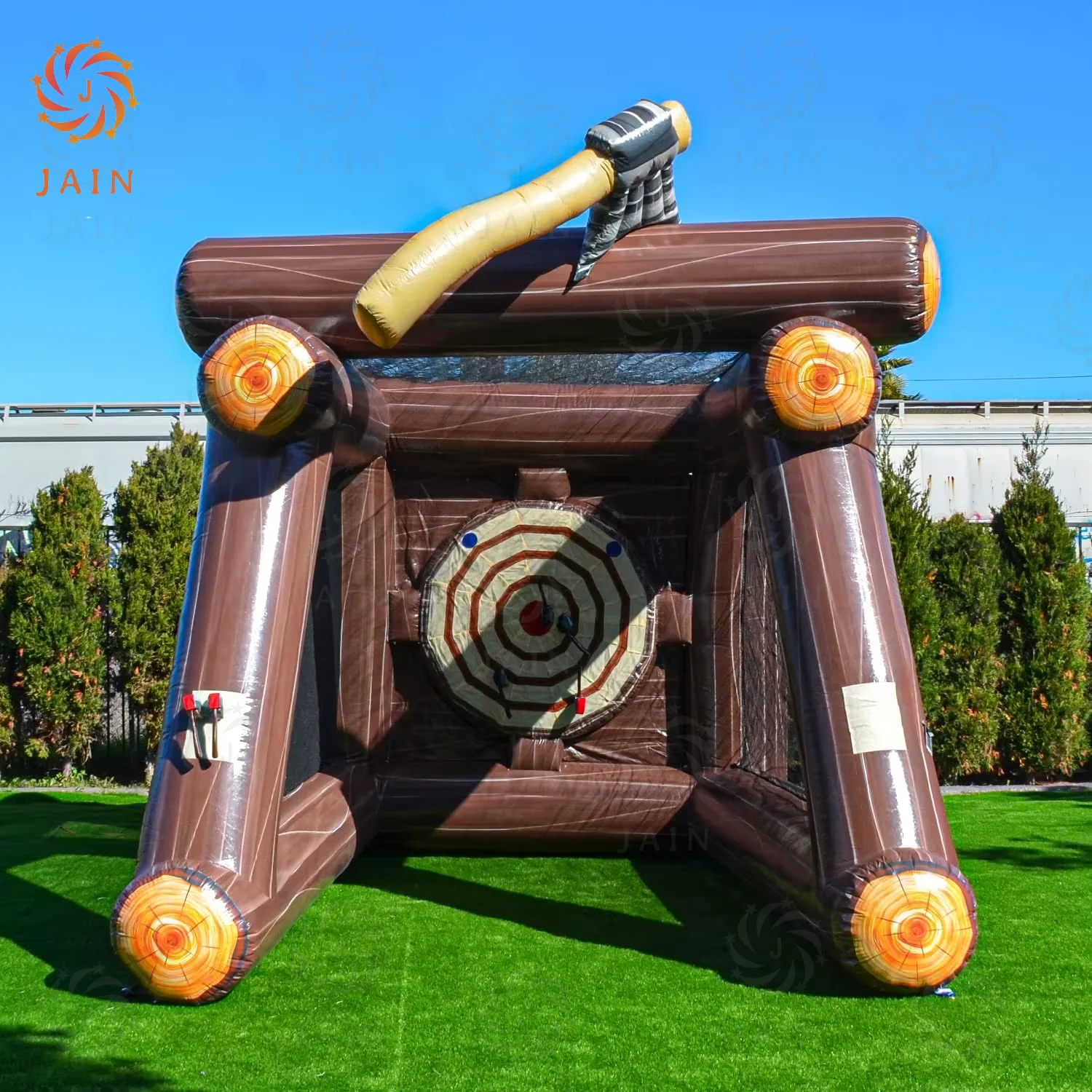 Carnival Inflatable Axe Throwing Games Inflatable Dart Shooting Sticky Game Board Sports Games Interactive Party For Outdoor