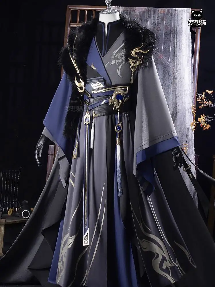 اسم الرمز الجديد: يوان فييستا كرنفال الهالوين كوس كوسبلاي فو رونغ سيما يي خدمة مشتقة من الفرو الشتوي الملابس المشتقة