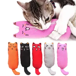 Juguete de hierba gatera con sonido de Rustle para gatos, productos para mascotas, lindos juguetes para gatitos, molienda de dientes, almohada de pulgar de felpa, accesorios para mascotas