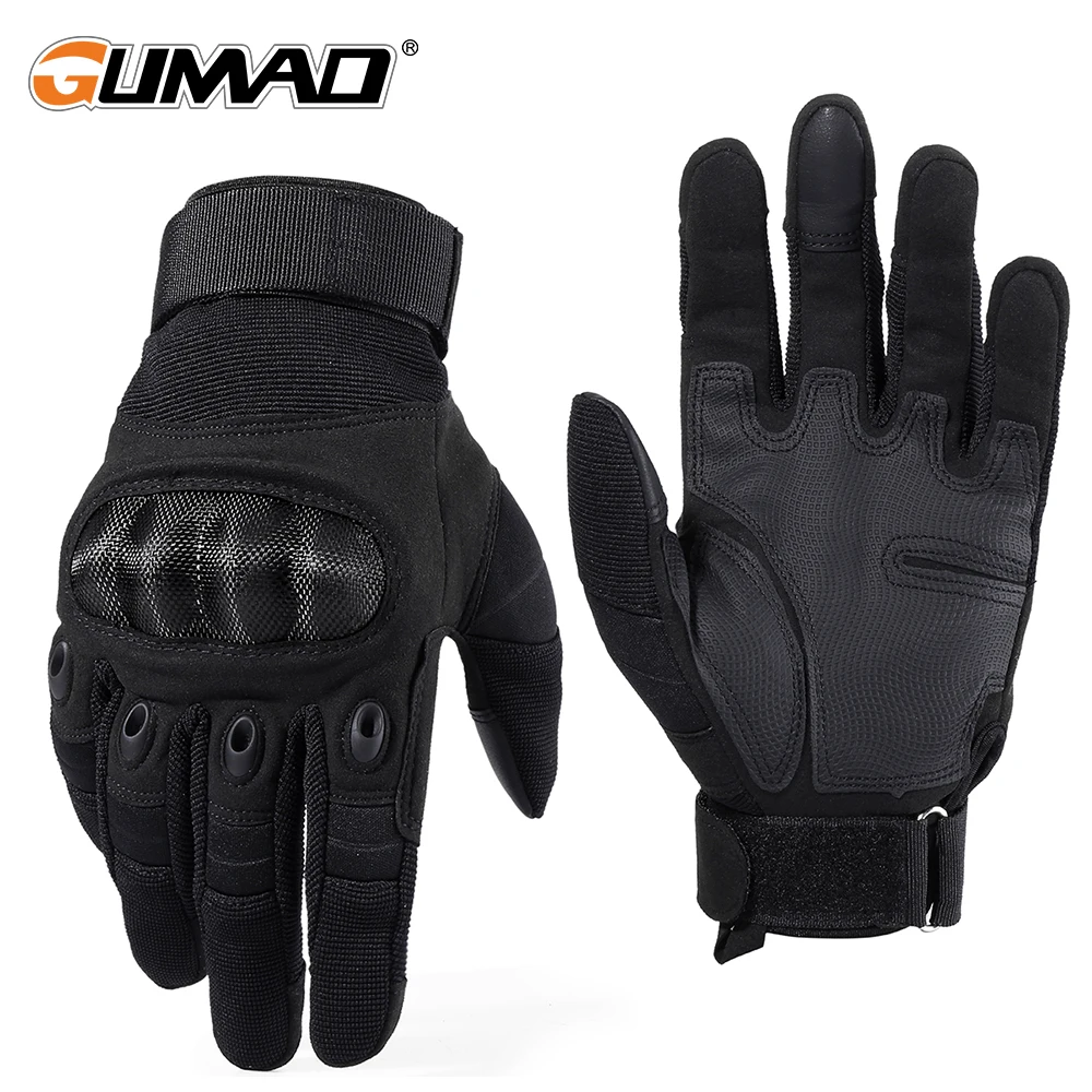 Full Finger Hiking Gloves Touch Screen Anti Slip Outdoor Gloves Breathable Grip Gloves for Hunting Cycling Fishing Camping Sport