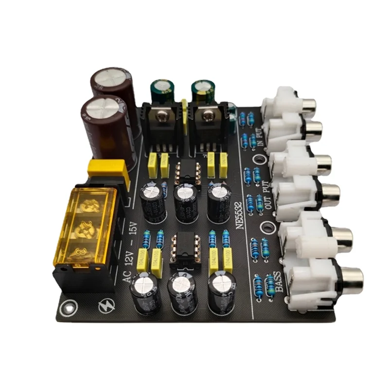 ABSQ-Two Way Lotus อินเทอร์เฟซลําโพงเสียงความถี่ Divider Filter Dual Op Amp NE5532 ลําโพงซับวูฟเฟอร์