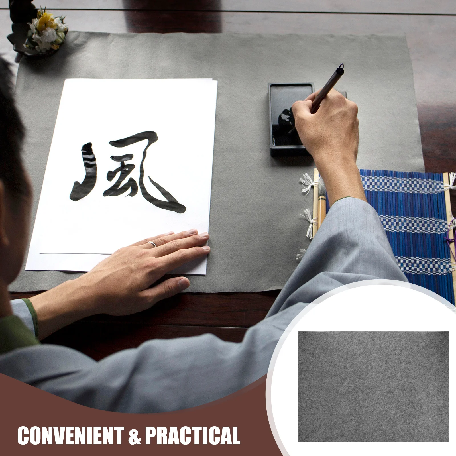 

Calligraphy Wool Felt Pad Drawing Mat Chinese Mats Hand Writing Paper Desk Practicing Supply Pads