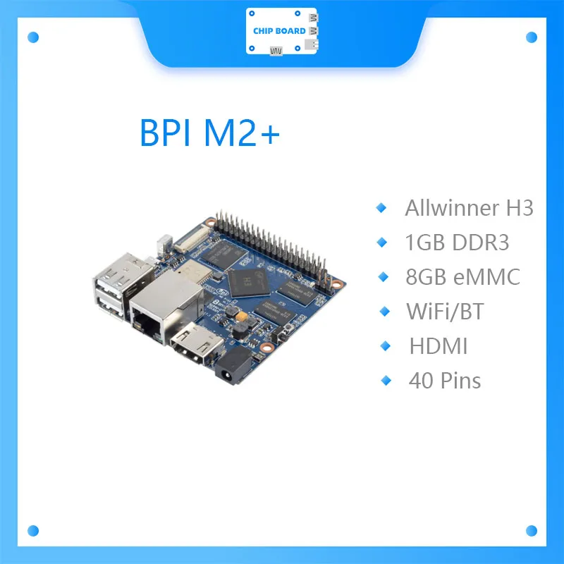 

BPI M2 + BPI-M2 Plus Banana Pi M2 + плата Allwinner H3 chip Quad-Core A7 SoC