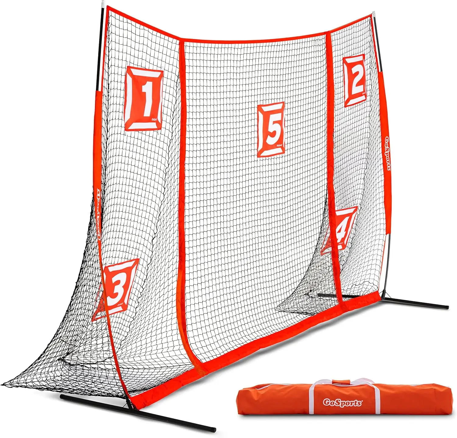 Strike Net Soccer Training Goal - Shooting Net Trainer for All Skill Levels - 12ft x 8ft or 18ft x 8ft