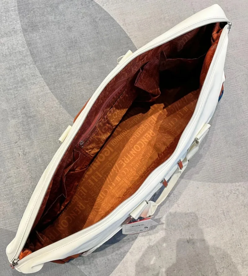 Сумка для теннисных ракеток Wilson Super Tour Большая вместительная теннисная спортивная сумка вмещает 5 теннисных ракеток с независимым внутренним карманом