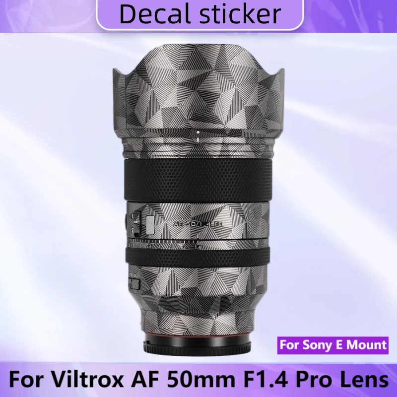 

Для Viltrox AF50F1.4Pro для Sony E Mount Lens Decal Skin для Viltrox AF 50 мм F1.4 Pro Обёрточная крышка объектива 50 1.4 Наклейка