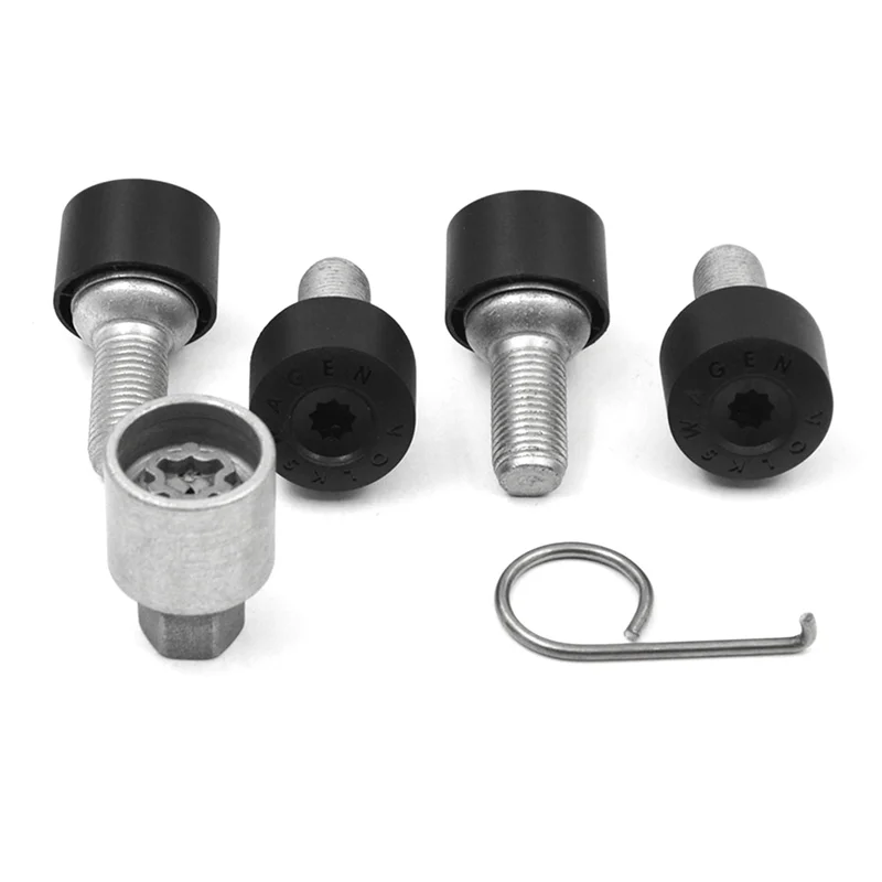 

Highly Recommended For Jetta Passat GLI Golf CC 1998-2020 Anti-Theft Screws Lockable Wheel Bolt Set 1K0698137A