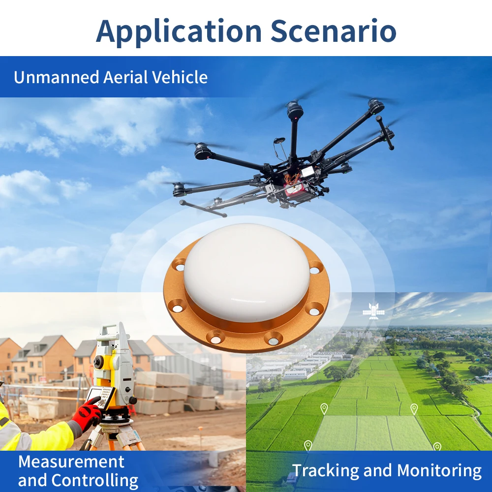 Imagem -06 - Beidou-aviation Vehicle Antenna Recepção de Satélite Segunda Geração Gps Glonass Galileo System Ca6152a Gnss