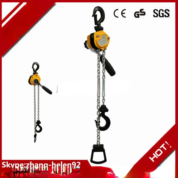 New Design Light Duty Lever Chain Block Ratchet Come Along 250kg 5 FT Lift Chain Hoist