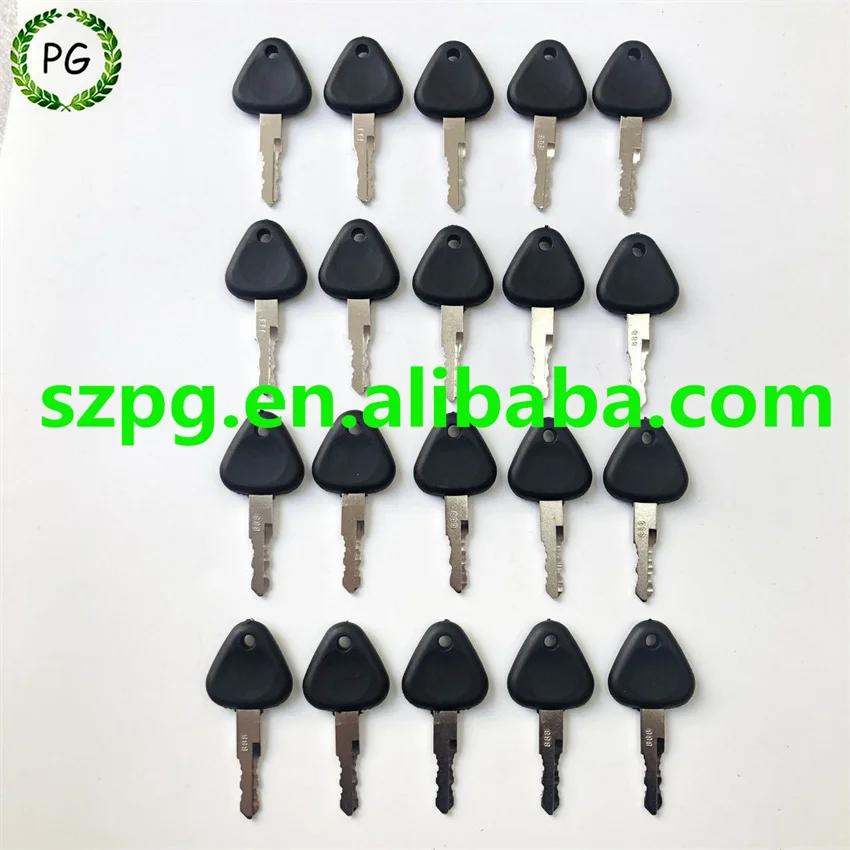 20PCS 888 Key For SDLG Heavy Equipment Backhoe Excavator Loader Start Switch