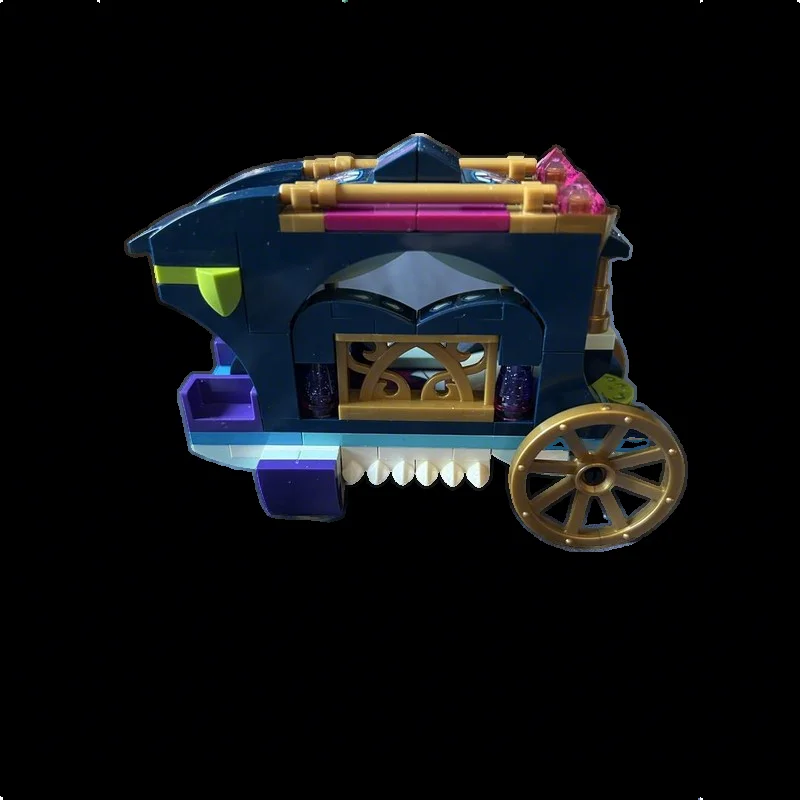 143 pièces MOC Elfs Rosalyn S Carrosse Modèle de construction en blocs Cadeau de Noël Idée créative Éducation Jouets pour enfants Briques