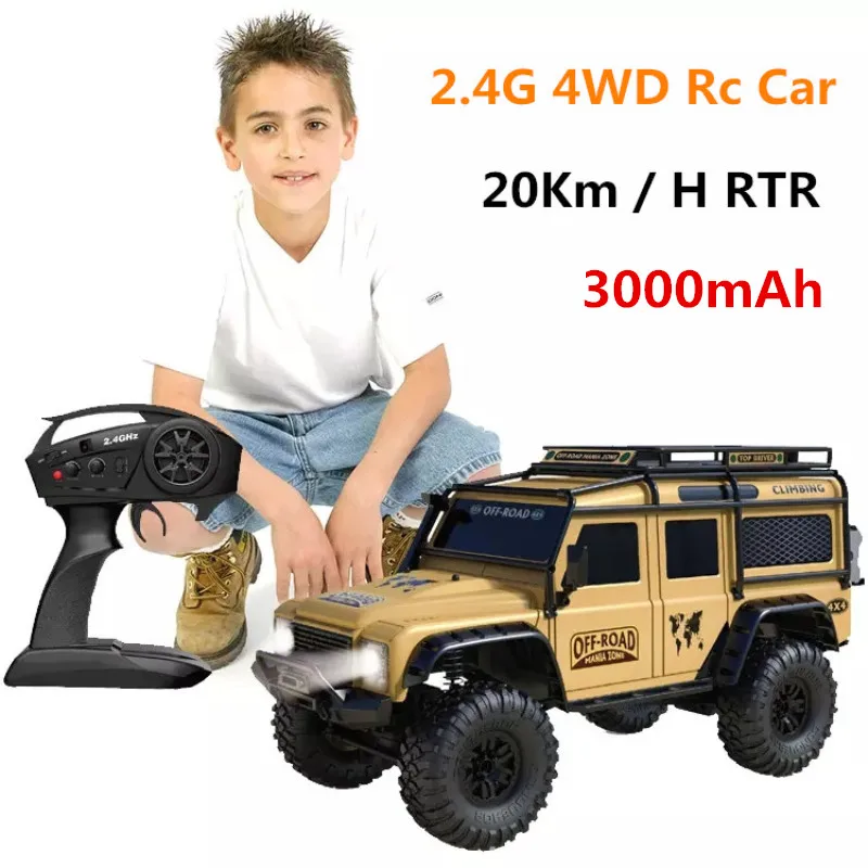 2.4G RC Car 4WD Electric High Speed Off-Road Remote Control Drift Toys RC Racing Car Model Toy 3000 mAh Game 35 Minutes