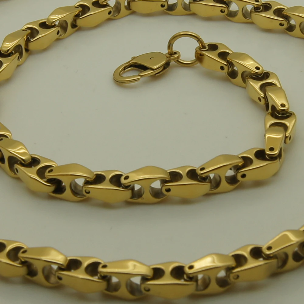 14\'\'-40\'\'  6mm width  gold plating women  tungsten necklace