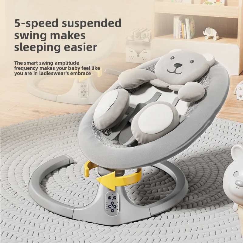 Baby coaxing artifact soothes cradle bed baby multi-functional electric rocking chair newborn baby source manufacturer rocking c