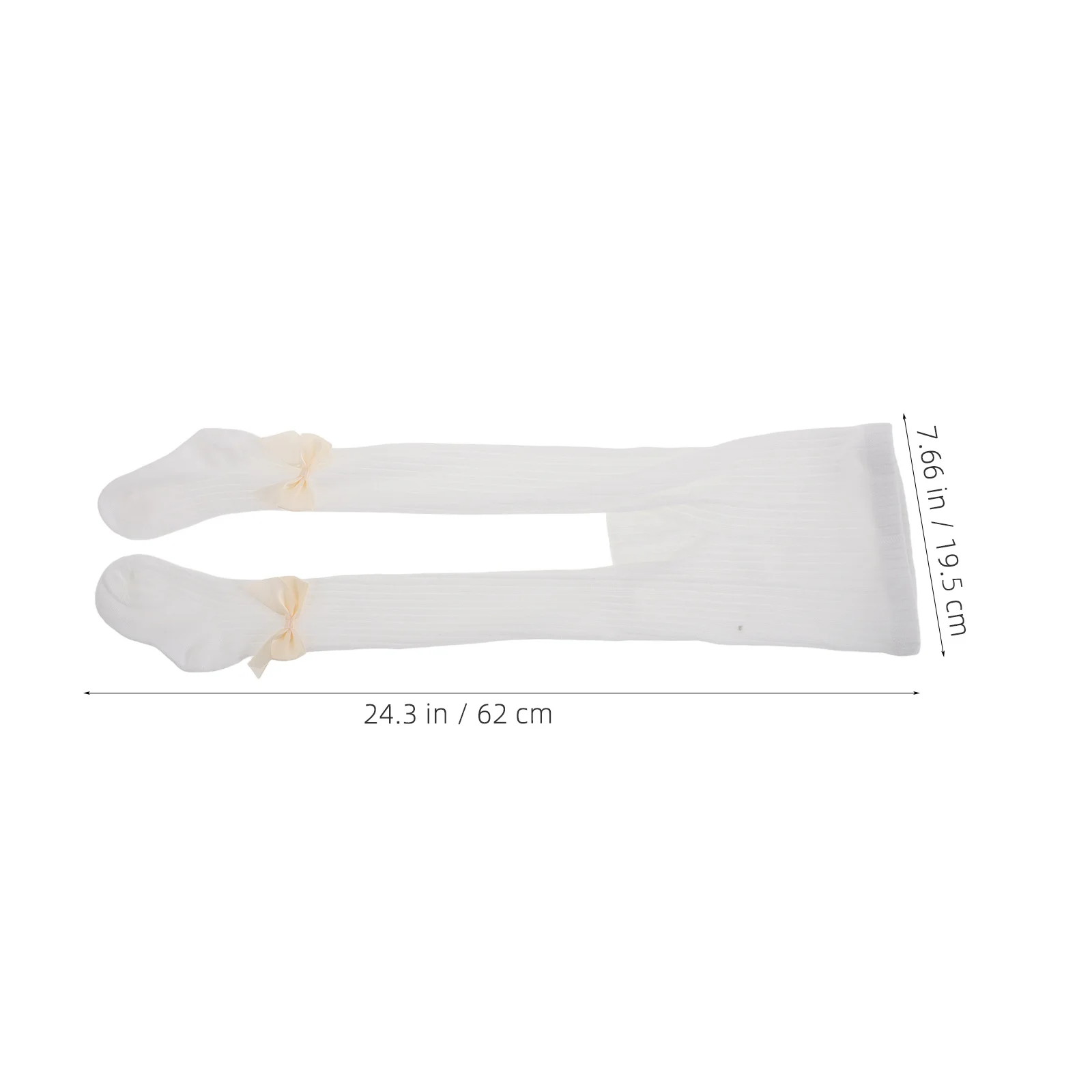 ถุงเท้ายาวแบบรัดข้อเท้าลายริบบิ้นน่ารักสำหรับเด็กผู้หญิง 1 คู่ สำหรับเด็กวัยหัดเดิน ถุงเท้ากันลื่นแบบยาวถึงเข่า เหมาะสำหรับใส่ในฤดูใบไม้ผลิและฤดูใบไม้ร่วง พร้อมโบว์สำหรับเด็กผู้หญิง