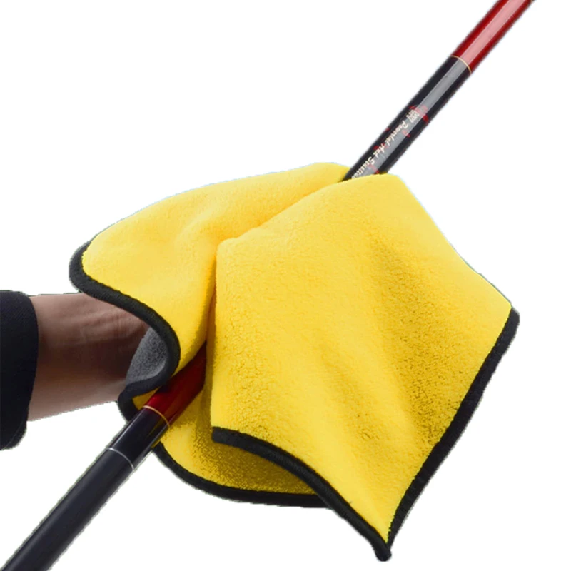 Toalla de pesca absorbente antiadherente gruesa para senderismo - imagen 4