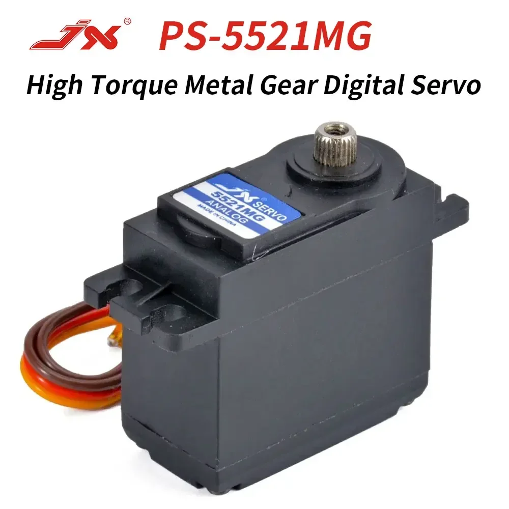 

JX Servo PS-5521MG 20KG High Torque Metal Gear Servo For RC Electric Model Car Crawler Off-Road Vehicle Boat Helicopter Parts