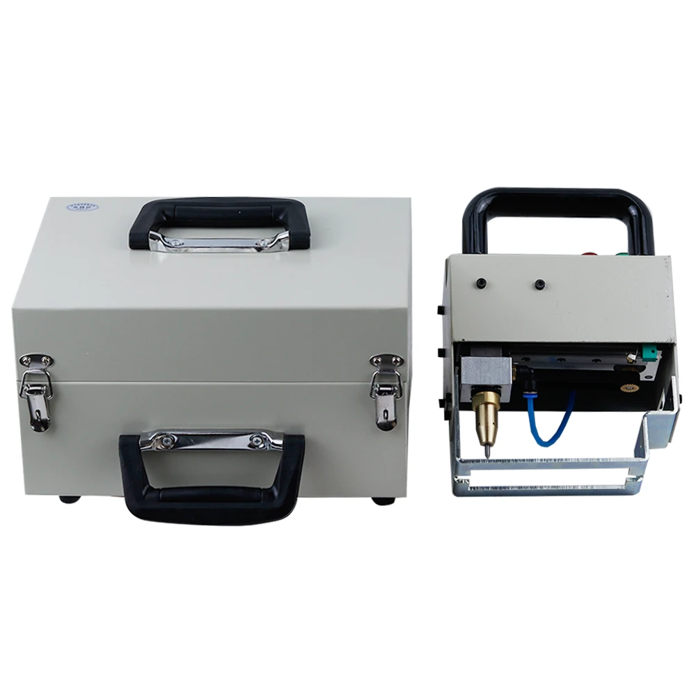 Portable Metal Pneumatic/Electric Dot Peen Marking Machine For VIN Code(80*30mm) Frame Marking Machine Chassis Number 220V/110V