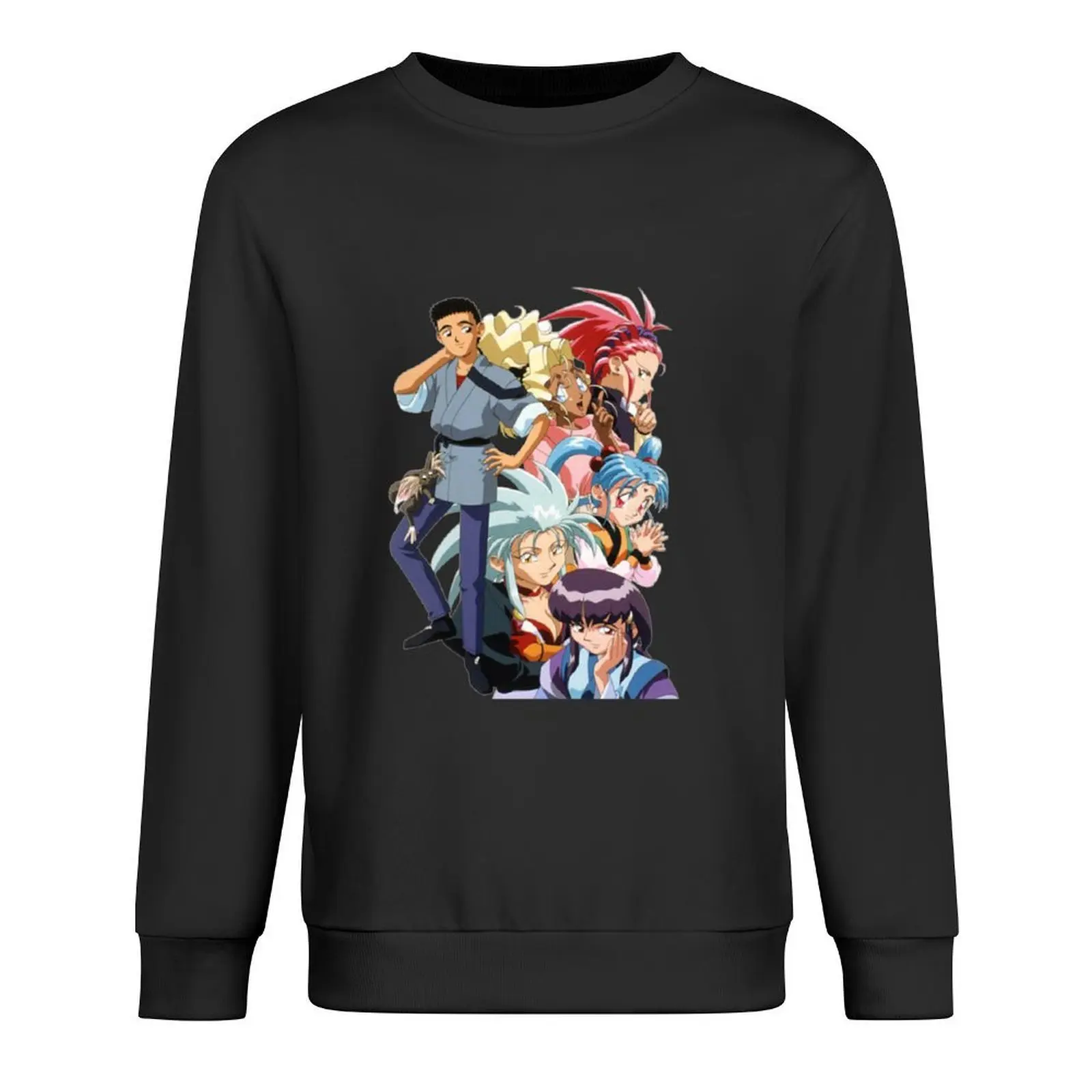 

TENCHI MUYO! Pullover winter clothes men's sweat-shirt autumn clothes for men winter man sweatshirt