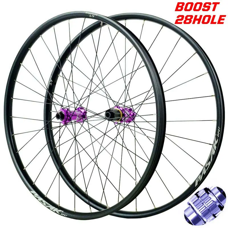 MTB bicycle wheelset boost thru axle110 148 Mountain Bike Wheel AM DH Center Lock Disc Brake Planetary ratchet 54t HG MS XD