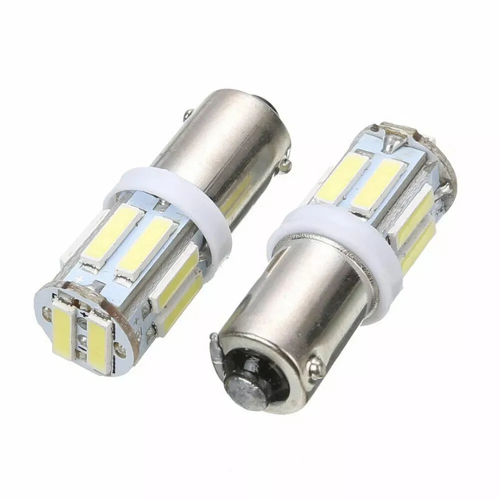 2x 2W BA9S 7020 LED Car White Light Lamp Bulb License Plate Interior Light Bulb