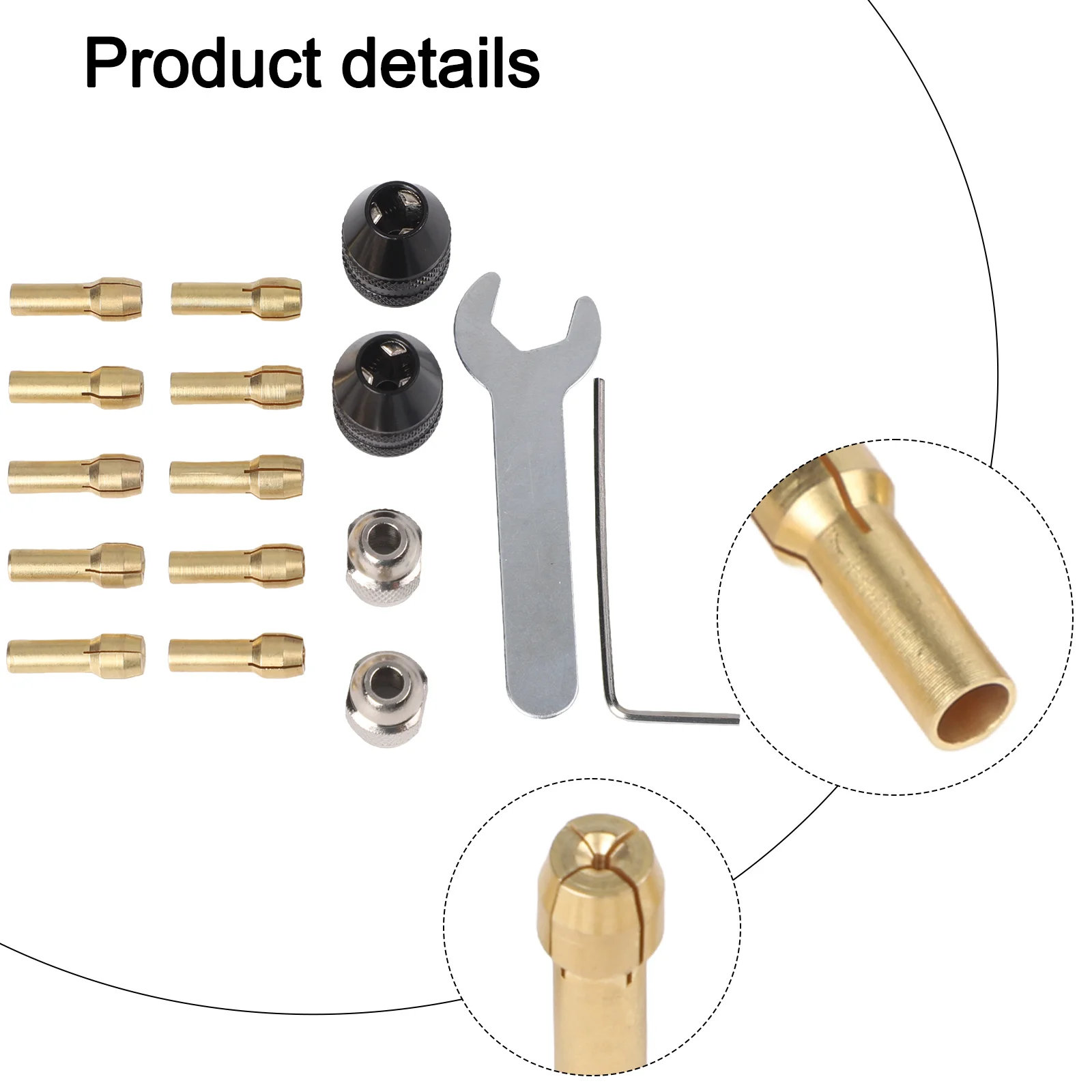 DIY Projects Home Improvement 0.5mm Keyless Chuck Adapter For Power Tools Drill Chuck Bits Quick Attachment Change